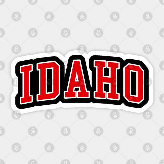 Idaho Sticker by Texevod